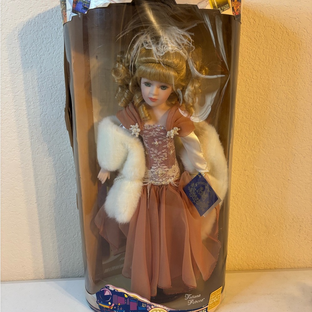 Express Porcelain Doll Collection in Pink and Black